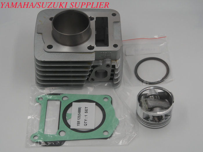Yamaha YBR125E Big Bore Cylinder Kits , OEM Available Cylinder Piston Kit