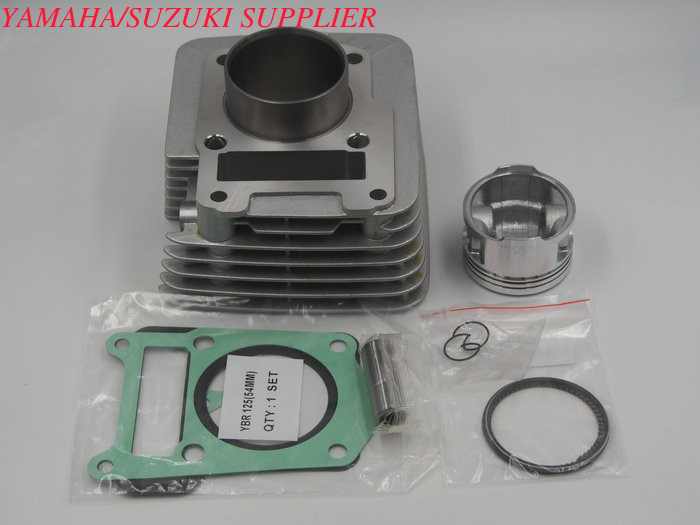 Yamaha YBR125E Big Bore Cylinder Kits , OEM Available Cylinder Piston Kit