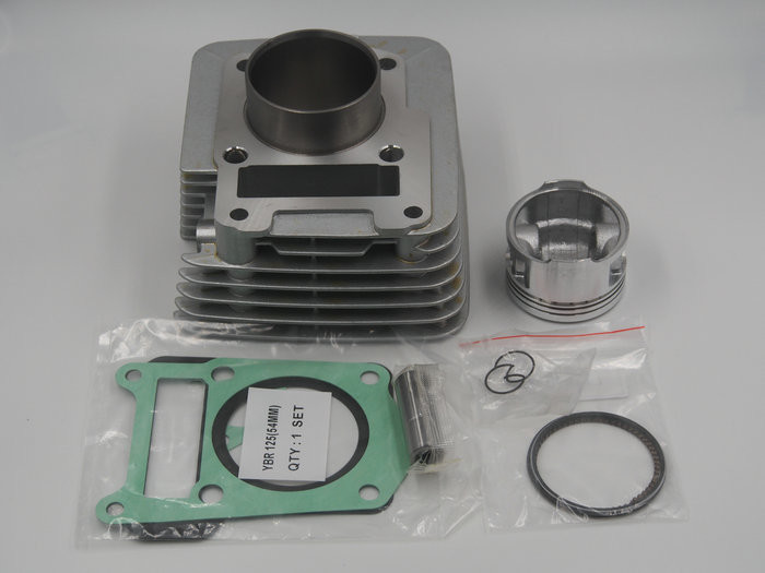 Yamaha YBR125E Big Bore Cylinder Kits , OEM Available Cylinder Piston Kit